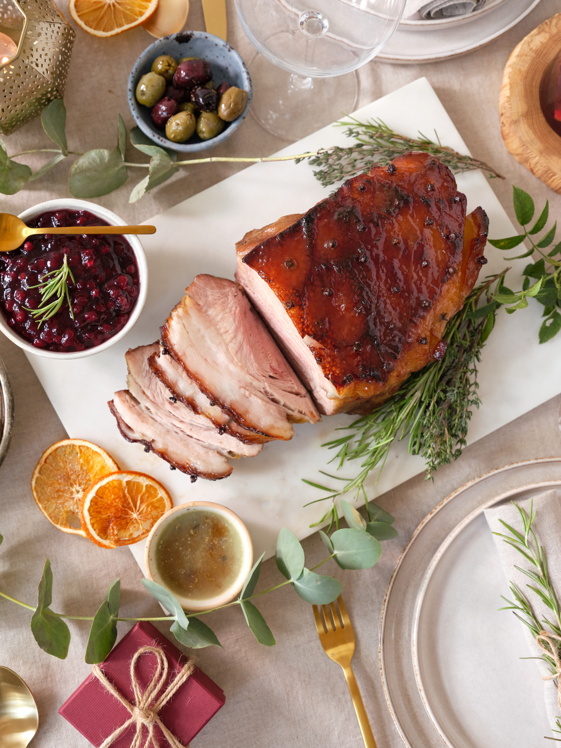 Ham Served in Christmas Dinner